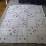 Nappe années 80 avec 5 serviettes de table