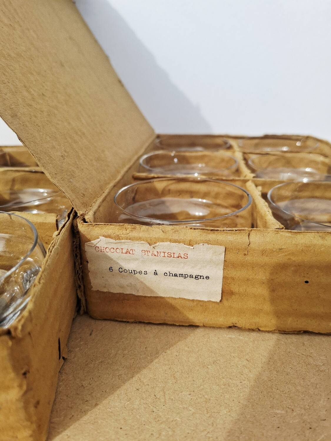 12 champagne coupes 1930