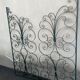 Pair of interior wrought iron grilles XXth century