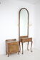 1920, antique makeup vanity with cabinet, Czechoslovakia