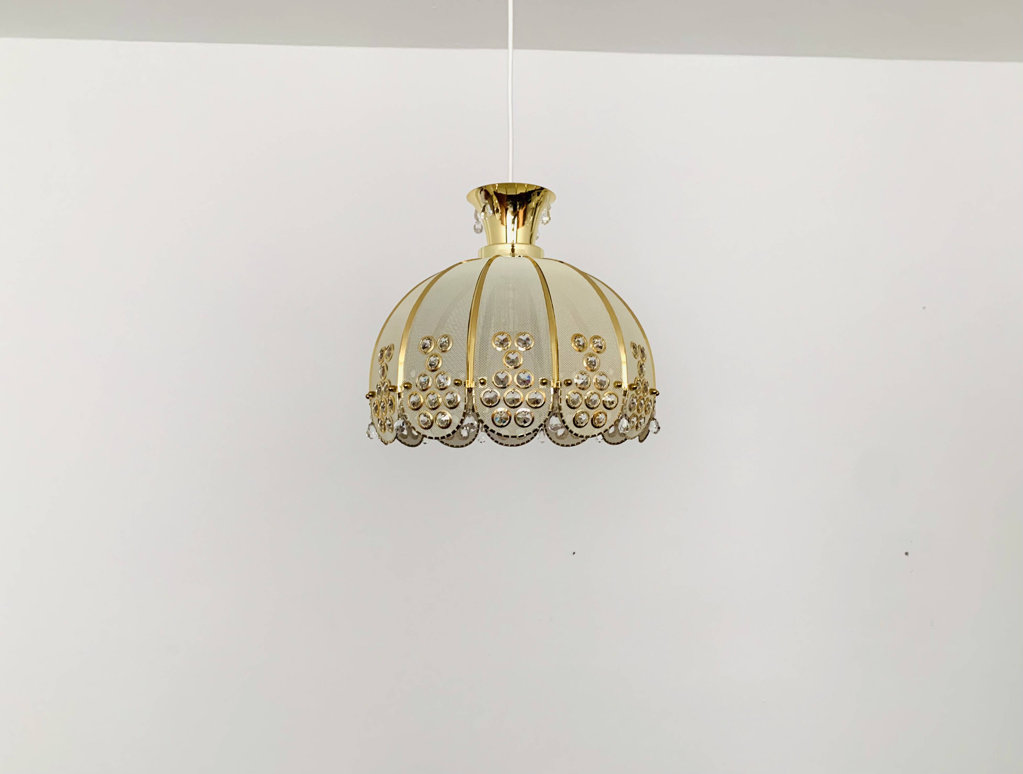 Suspension en verre cristal