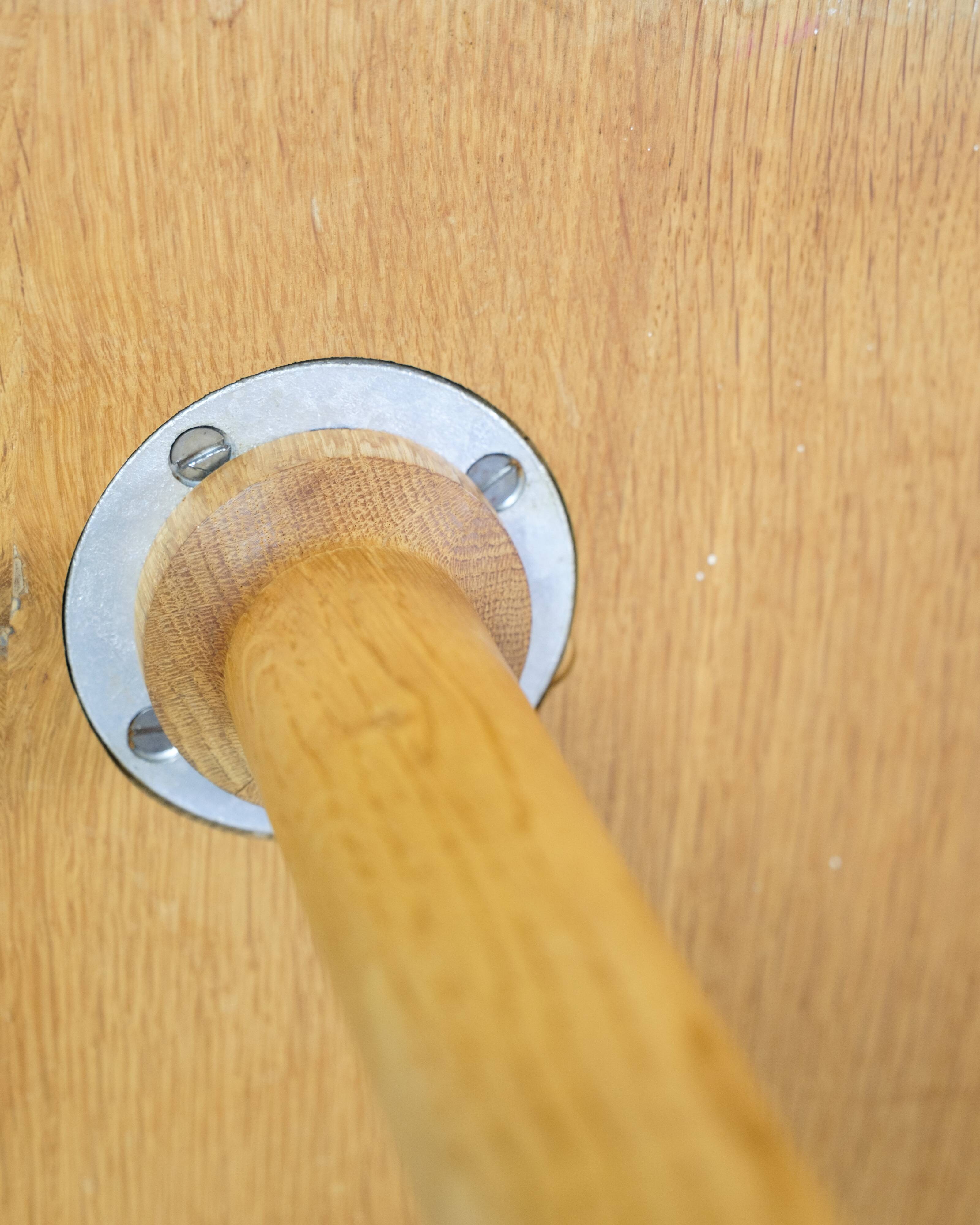 Table basse en chêne clair par Hans J. Wegner pour Andreas Tuck Møbelfabrik des années 1960