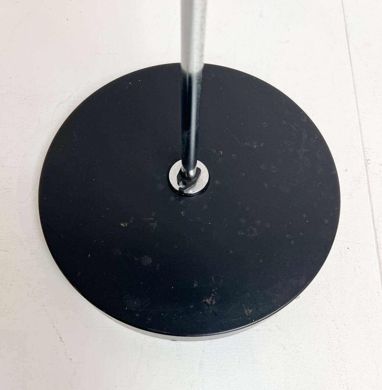 Black vintage floor lamp, 1970's