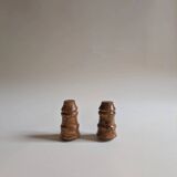 Salière et poivrier en bois