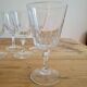 Service de 6 verres à eau en cristal ciselé
