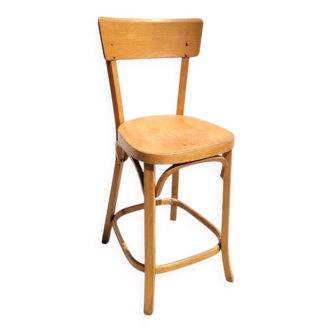 Chaise haute vintage en bois dlg Baumann