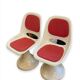 Pair of vintage chairs 1960-1970 Friedrich Stuckenbroker