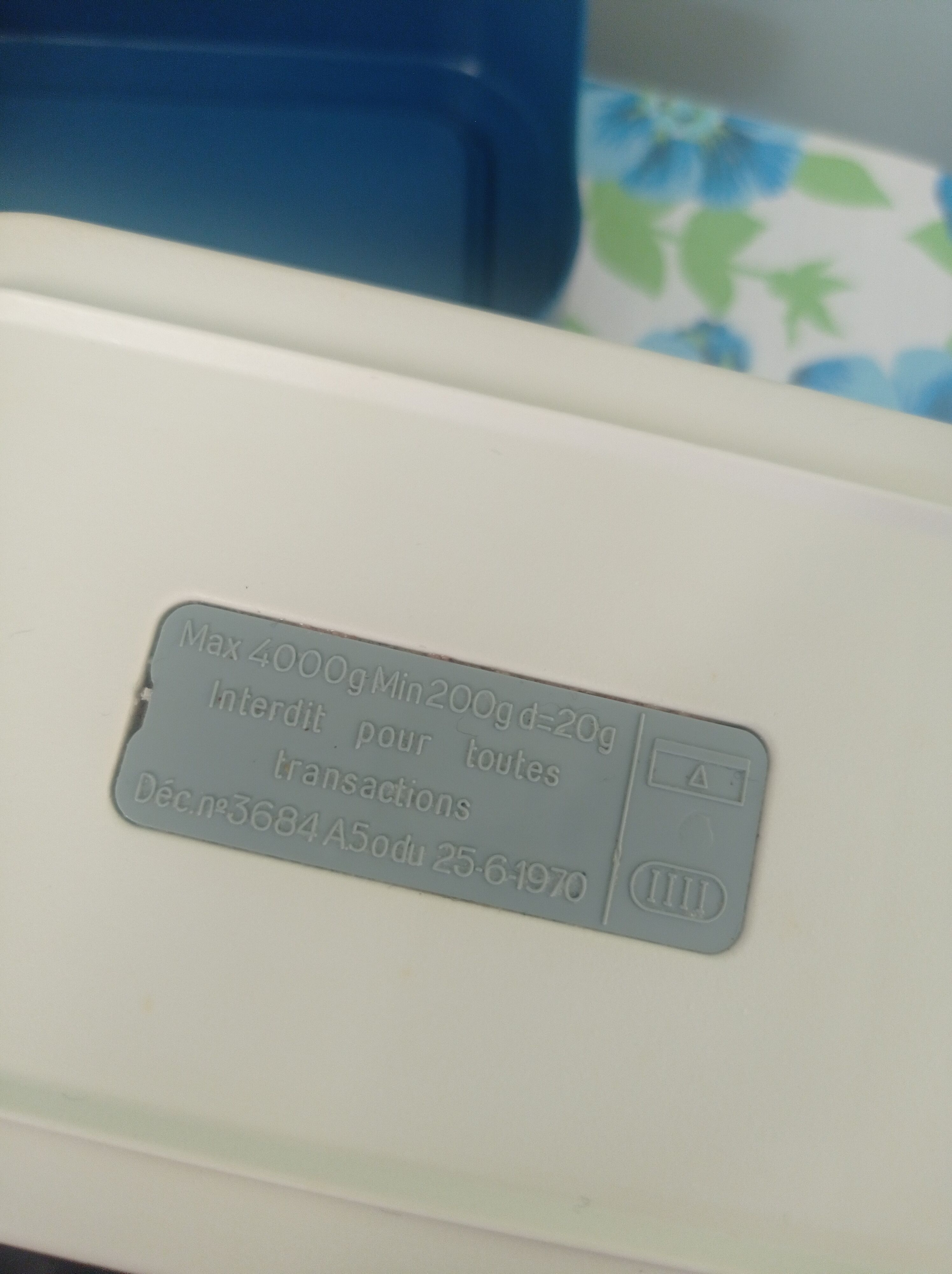 Vintage Terraillon scale