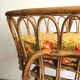 Vintage rattan cradle
