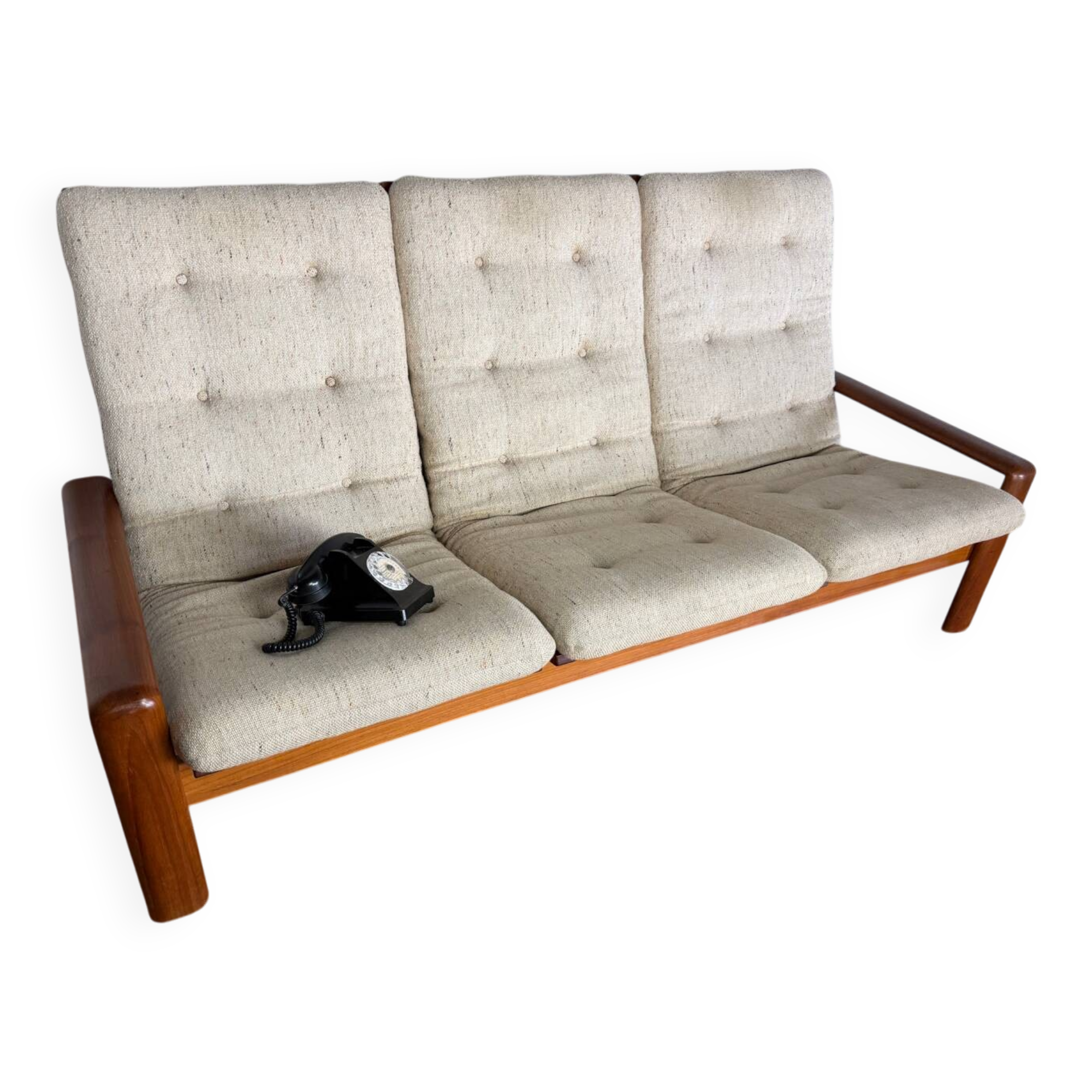 Scandinavian 3-seater sofa – 1970 Attributed to EMC Møble