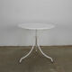 Table de jardin ronde brocante en acier