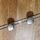 Vintage wall-mounted coat rack with 4 hooks