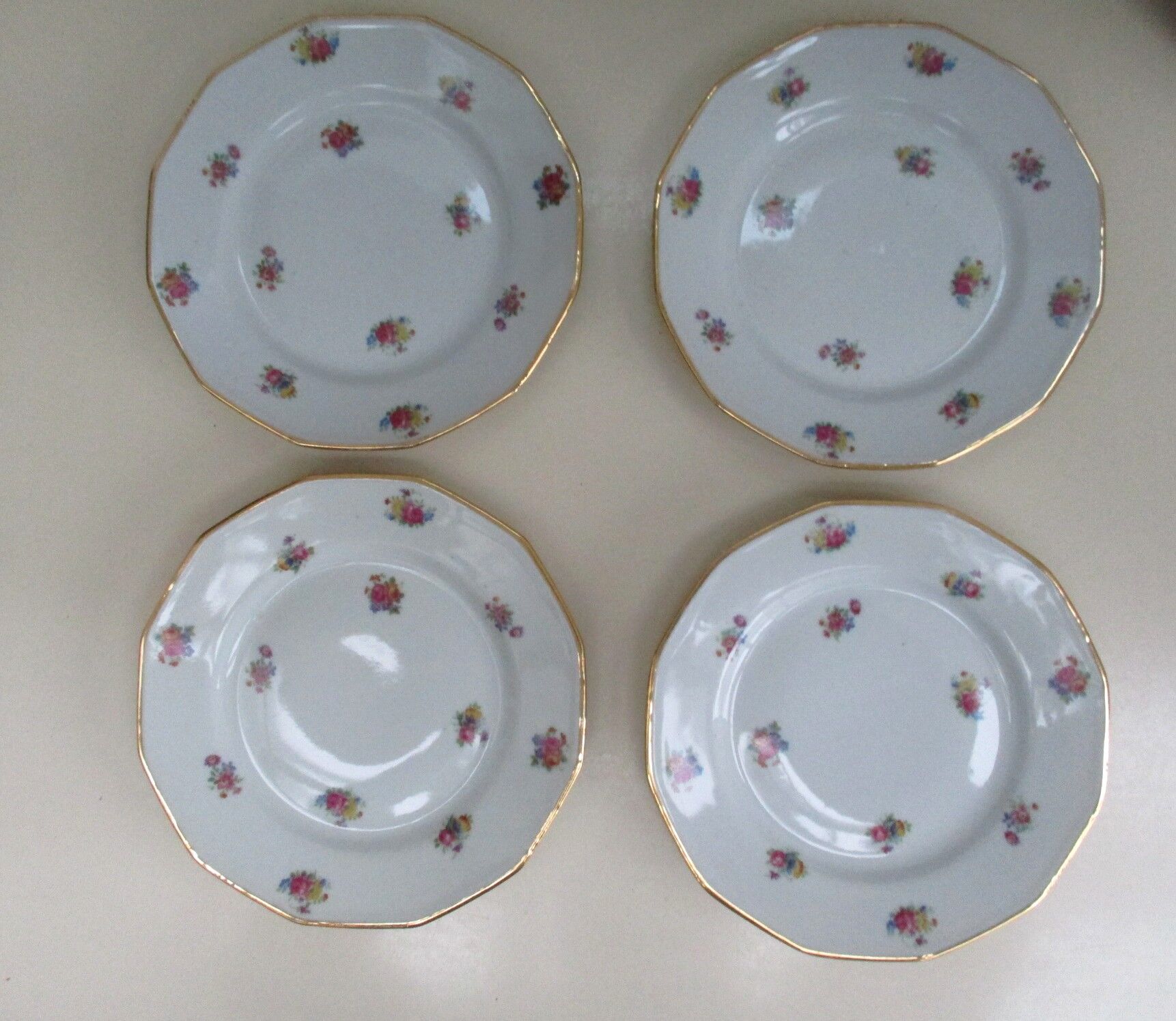 Art deco dessert service, PCF France porcelain