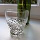 Lot of 10 wine glasses / crystal water 60s