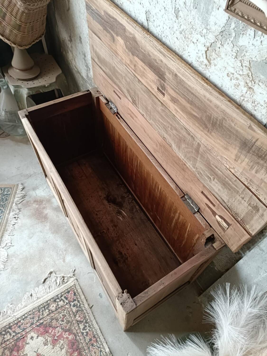 Wooden chest