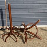 Baumann parrot coat rack, simple, dark beech (very good condition)
