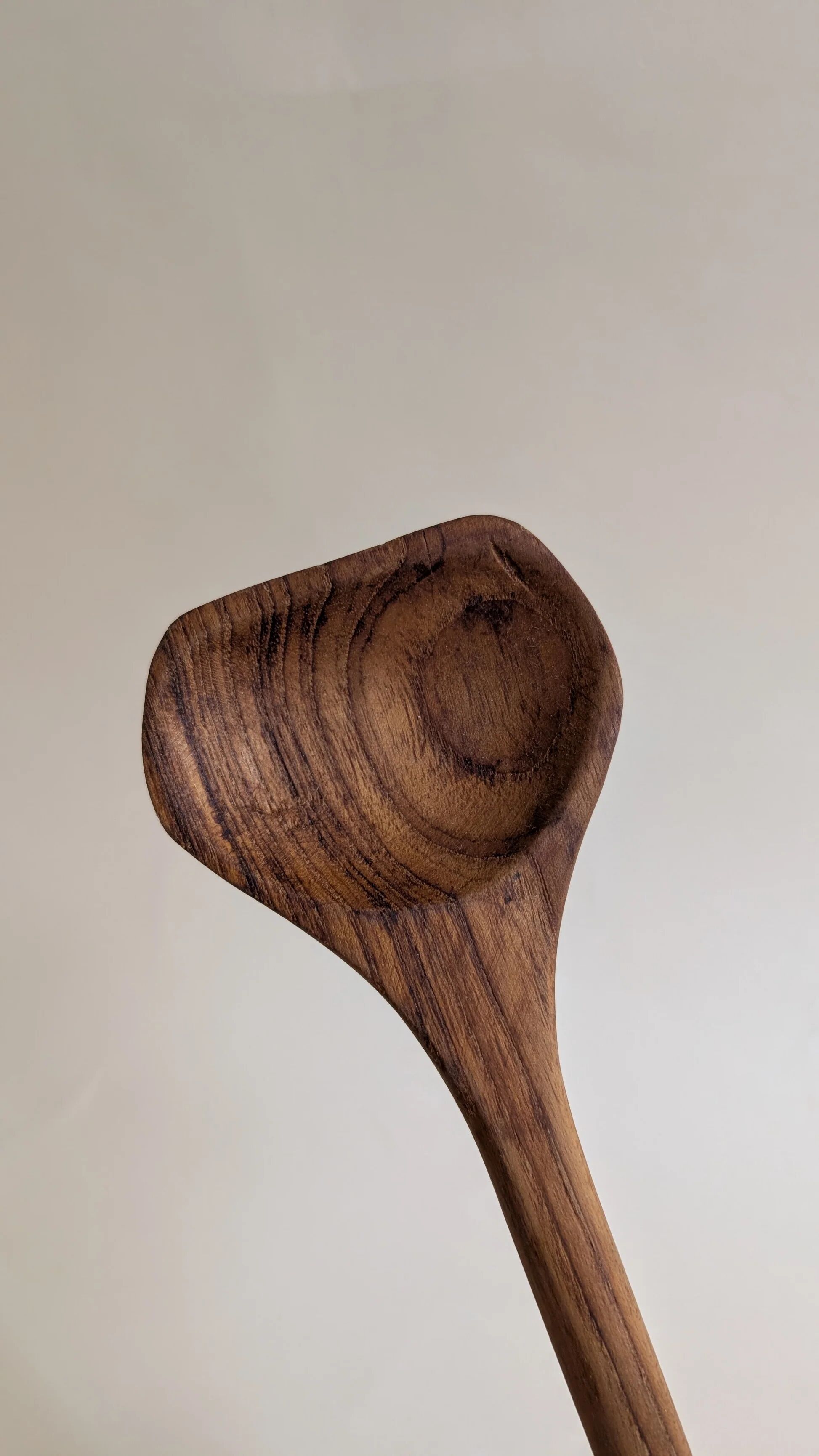 Teak salad servers
