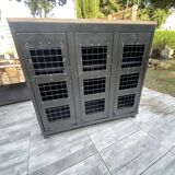 Industrial metal sideboard