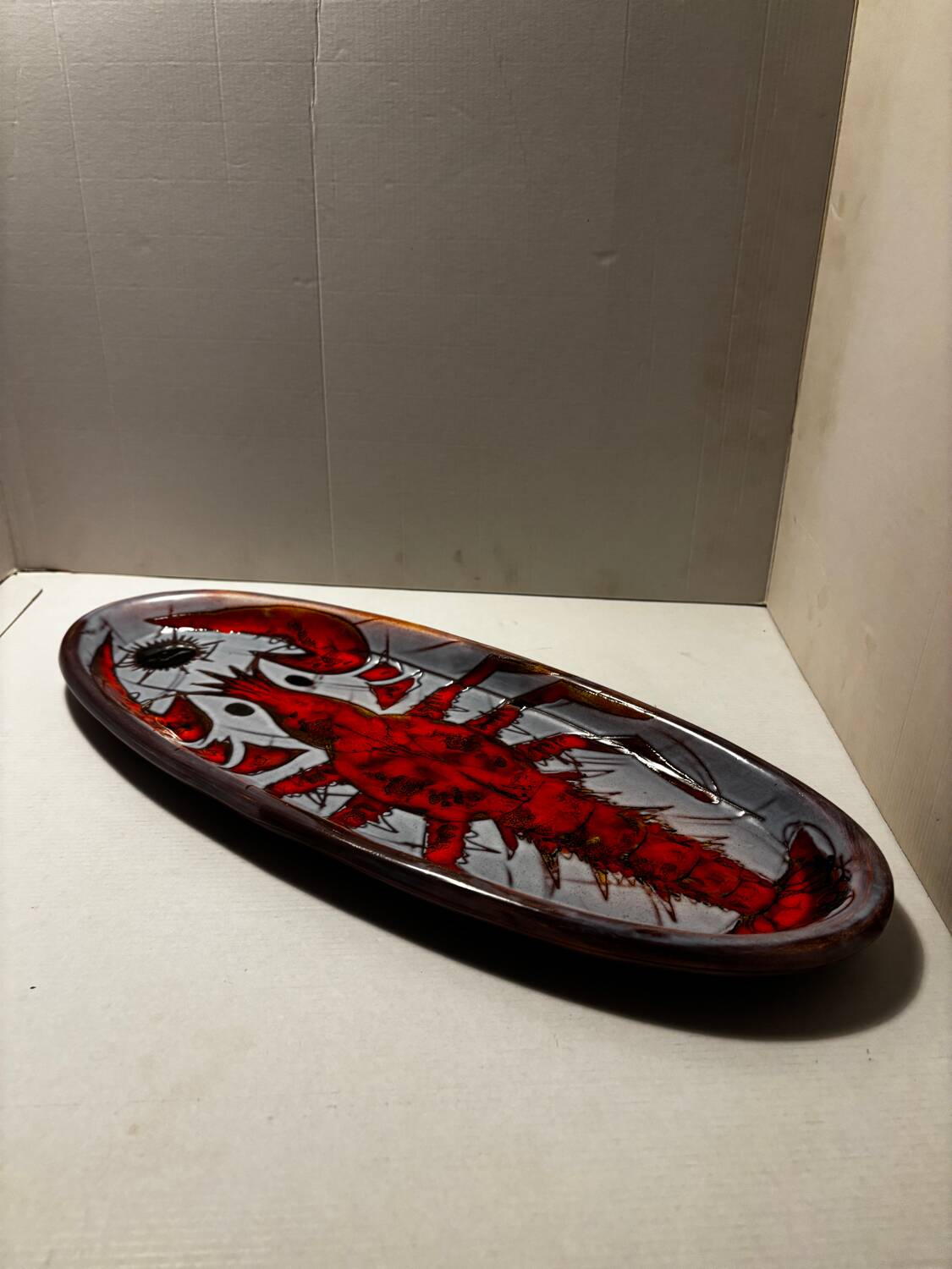 Vallauris ceramics, the Lobster by Kurt and Monique Brunner 1950, 60