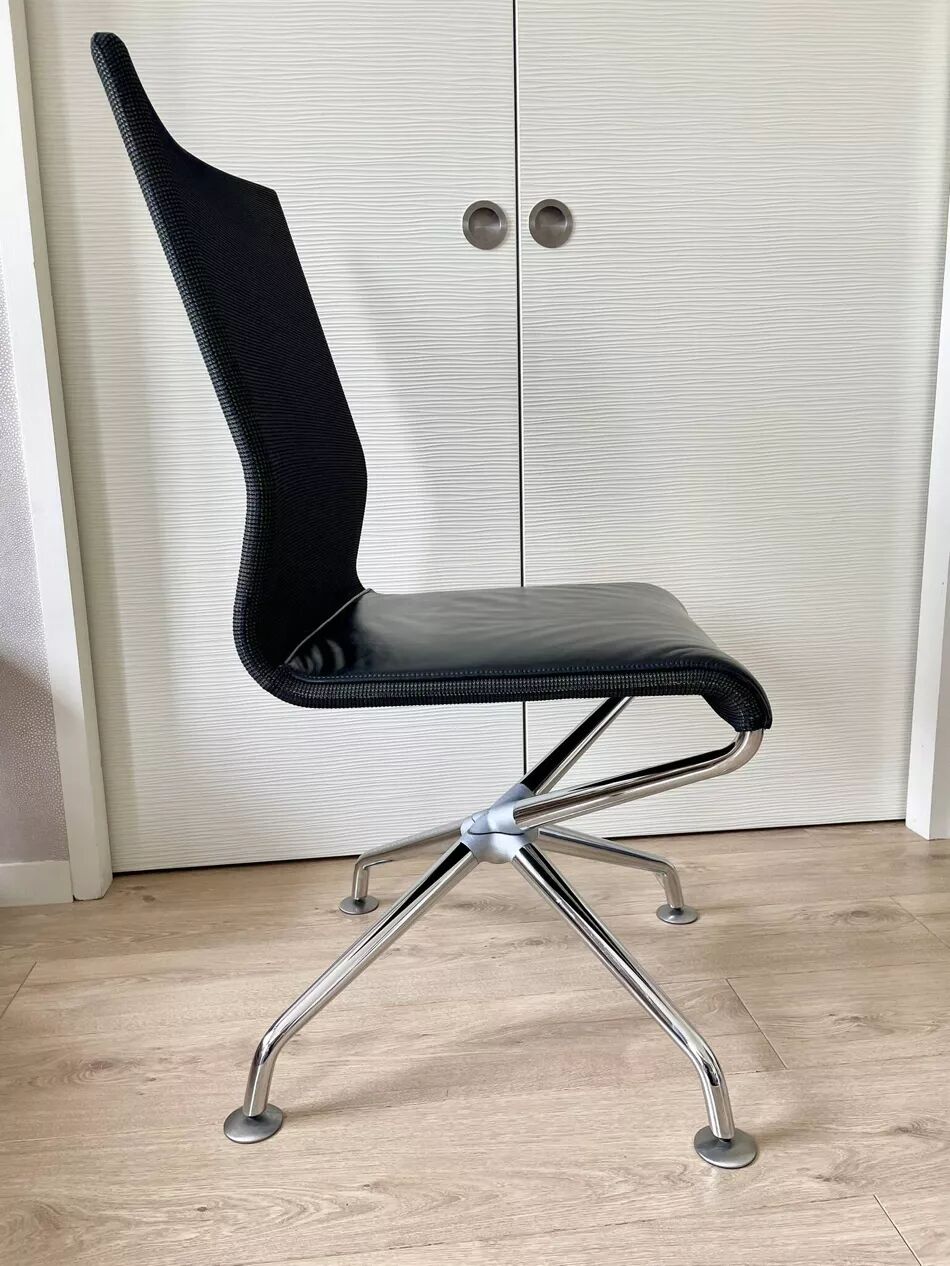 4 Herbert Ohl chairs for Rosenthal Einrichtung, 20th century.