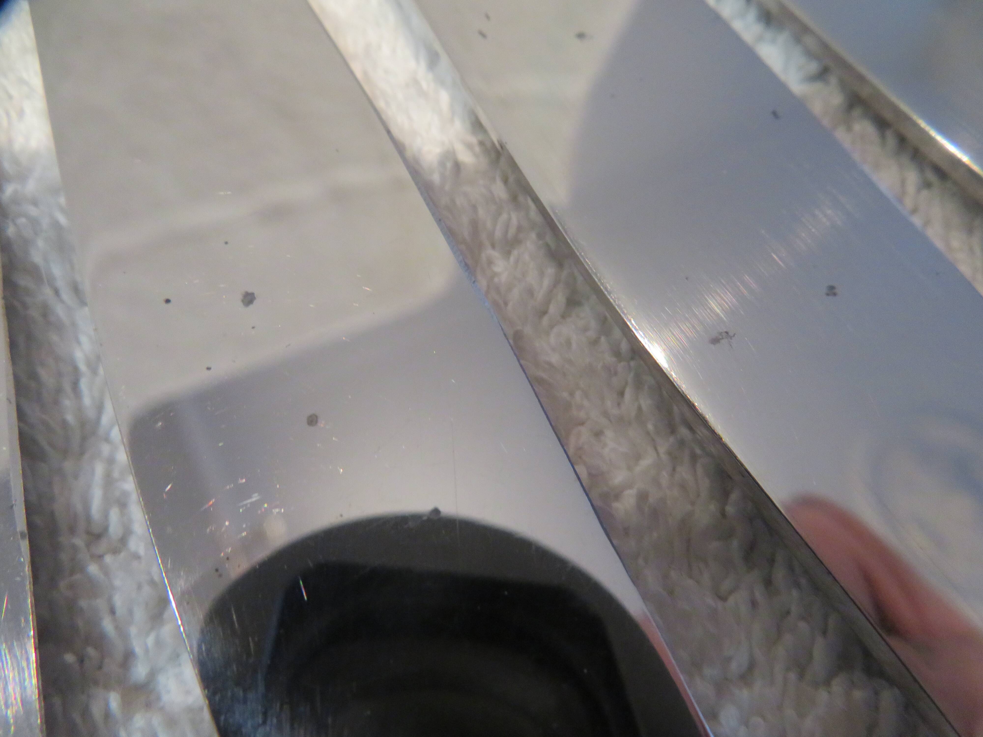 11 Christofle Rubans LXVI tapered silver metal handle table knives