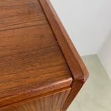 Danish teak chest of drawers tallboy midcentury 1960s