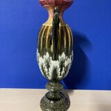 Art Nouveau vase in slip