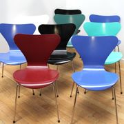 Set of 9 ant chairs 3107 Arne Jacobsen
