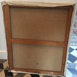 Painting oil on canvas bouquet of flowers Impressionist old still life