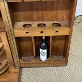Foldable solid tech bar cabinet