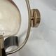 Pair of mid-century modern italian glass and metal wall lights
