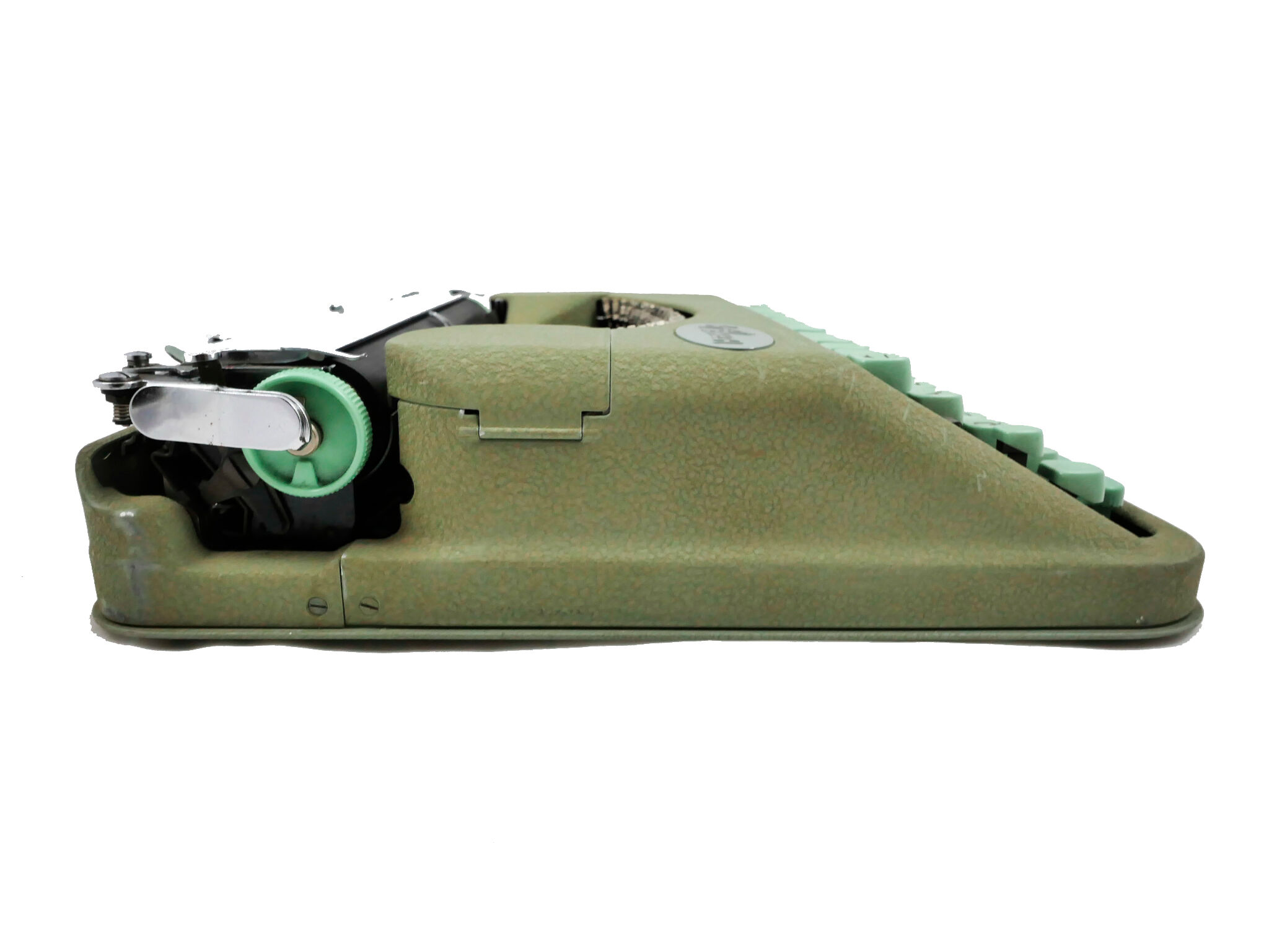 Hermes Baby green sage typewriter