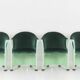 Quatre fauteuils marqués Tronetto par Luigi Origlia