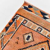 3x13 Faded Orange Vintage Runner Rug, 87x383Cm SK 23482