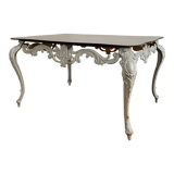 Metal and mirror coffee table