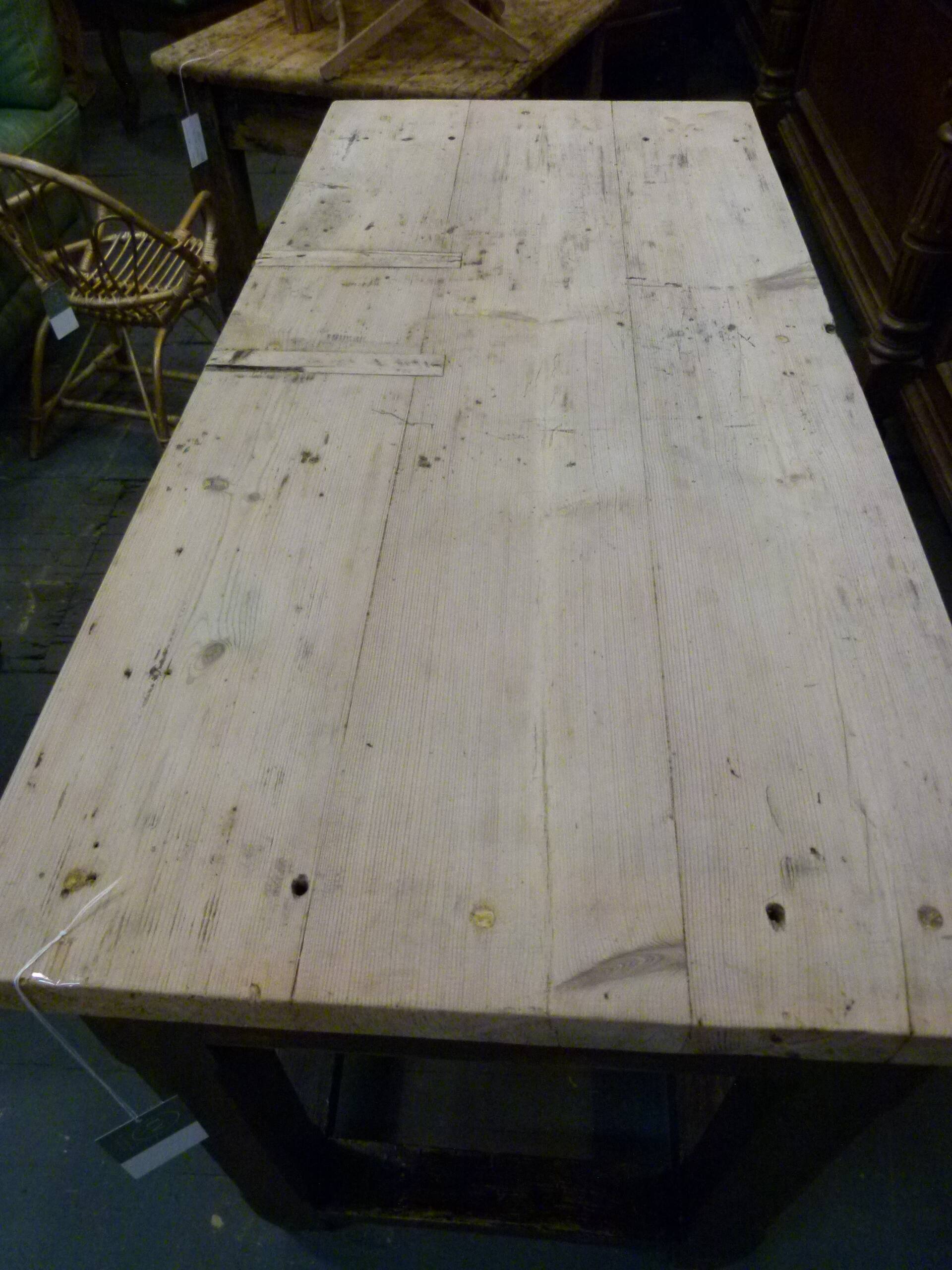 20th century solid wood industrial furniture