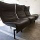 Leather sofa model "Veranda" Vico Magistretti for Cassina