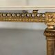 Table basse marbre et bronze