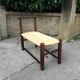 Cantel or antique mulched bench of fireplace corner