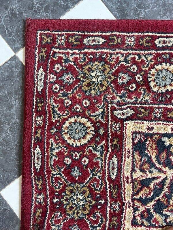 Traditional Red & Multicoloured Rug 80x180