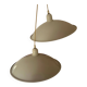 Lot de deux suspension vintage années 70