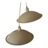 Lot de deux suspension vintage années 70