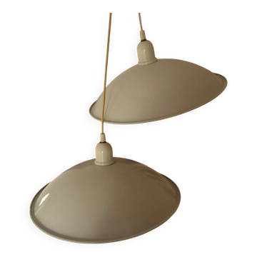 Lot de deux suspension vintage années 70