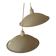 Lot de deux suspension vintage années 70