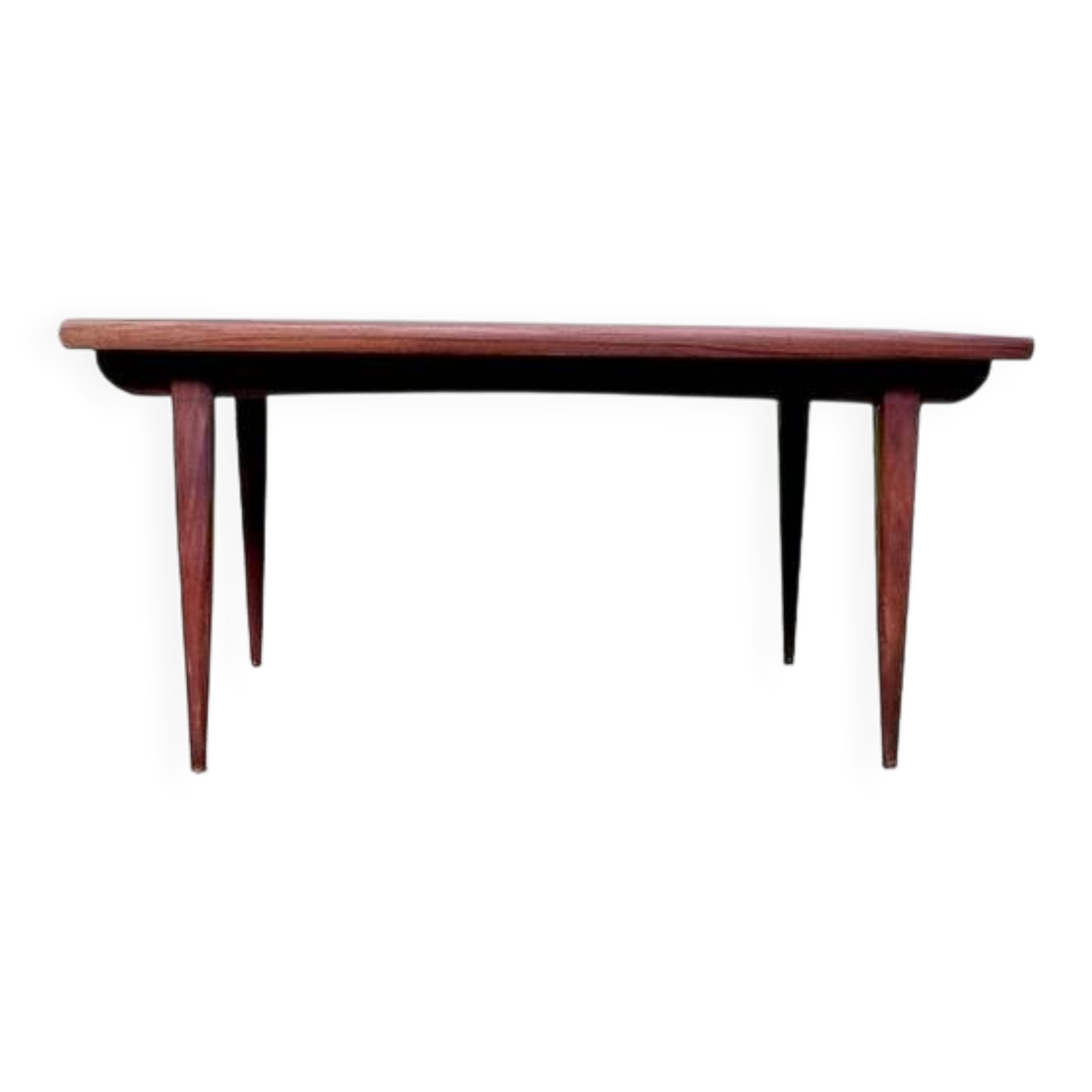 Vintage Scandinavian dining table from the 1960s, extendable, made of rosewood.