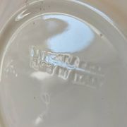 4 vintage Italian lemon and orange pop pattern plates