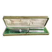 Silver cutting service stuffed in a case - ATE Guichard & Émile Puiforcat - 19th century