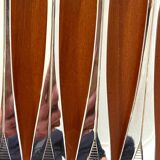 Christofle Atlantide, cutlery for entremet, dessert, cheese. Art Deco