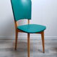 3 vintage skai chairs