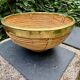 Rattan basket brass Gabriella Crespi 1960s